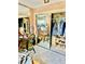 This bedroom closet features a mirrored door and is designed for functionality and storage with ample shelf space at 46 Carriage Hill Cir, Casselberry, FL 32707