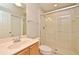 Neat bathroom featuring a shower and a vanity at 492 Lanarkshire Pl, Apopka, FL 32712