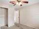 Bright bedroom features a large closet for optimal storage solutions at 507 Northlake Dr # 507, Sanford, FL 32773