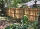 New wooden backyard fence providing privacy and security at 578 3Rd St, Daytona Beach, FL 32117