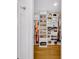 Walk in closet with custom shelving and rods at 624 Richmond Street, Orlando, FL 32806