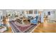 Cozy living room features hardwood floors, neutral decor, and a stylish rug, creating a warm atmosphere at 624 Richmond Street, Orlando, FL 32806