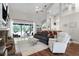 Spacious living room overlooking backyard with open kitchen and bar seating at 806 Spring Island Way, Orlando, FL 32828