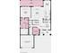 First floor plan featuring a 2-car garage, study, and an open layout with a kitchen, dining, and great room at 862 Junonia Blvd, New Smyrna Beach, FL 32168