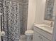 Bathroom featuring a glassed-in shower with an updated vanity at 13546 Summerton Dr, Orlando, FL 32824