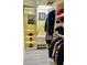 Organized walk-in closet featuring shelving and hanging space for efficient storage and organization at 151 E Washington St # 508, Orlando, FL 32801