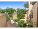 Private courtyard entrance with stone walk and landscape at 1529 Farrindon Cir, Lake Mary, FL 32746