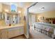 Spacious main bedroom connected to the bathroom, offering comfort and convenience at 1529 Farrindon Cir, Lake Mary, FL 32746