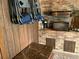 Outdoor kitchen with brick accents, a marble countertop, and a coffee maker at 2648 Amsden Rd, Winter Park, FL 32792
