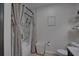 Well-appointed bathroom with a marble tiled shower and modern fixtures at 3176 Feltrim Pl # 302, Kissimmee, FL 34747