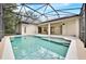 Beautiful screened pool area with in-ground pool and plenty of lounge space at 3954 Old Dunn Rd, Apopka, FL 32712