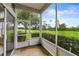 Enjoy the view of the golf course from this screened-in porch at 3966 Villas Green, Longwood, FL 32779