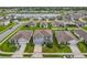 A high view of the property including the house, backyard, and surrounding neighborhood at 3975 Silverstream Ter, Sanford, FL 32771