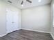 This bedroom offers hard surface floors and closet space at 3975 Silverstream Ter, Sanford, FL 32771