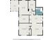 Detailed floor plan showcasing the layout of the home, including room dimensions and relationships at 7102 Easter St, Winter Park, FL 32792