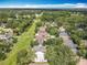 An aerial view shows homes nestled among lush green trees in a vibrant and thriving community at 748 Andover Cir, Winter Springs, FL 32708