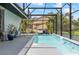 Inviting backyard pool within a screened enclosure offering privacy and enjoyment at 8248 Marbella View Ct, Orlando, FL 32817