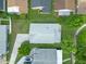 Aerial view of a home with ample parking and a large backyard at 826 Long Bay Ct, Kissimmee, FL 34741