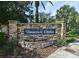 Entrance sign to Dommerich Estates, welcoming you to a community known for its charm and luxurious homes at 1653 Cheyenne Trl, Maitland, FL 32751