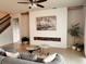 Inviting living room featuring stylish decor and a cozy seating area for relaxation at 17319 Million Lakes Ct, Clermont, FL 34714