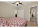 A bright bedroom with a closet and ensuite bathroom access, offering comfort and convenience at 2319 Dammar St, Orlando, FL 32824