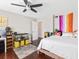 Includes hardwood floors, a ceiling fan, an aquarium, and unique décor, adding a personal touch at 2550 N Alafaya Trl # 9201, Orlando, FL 32826
