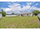 Expansive backyard with well-kept lawn, patio area, and secure white fencing enhancing outdoor living at 3043 Mapleshade St, Deltona, FL 32738