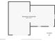 Floorplan showing the dimensions of the detached workshop at 3102 Cecelia Dr, Apopka, FL 32703