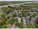 Expansive aerial view of the neighborhood showcasing the tree-lined streets and community feel at 3223 N Orange Ave, Orlando, FL 32803