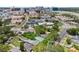Aerial view of the property highlighting its location near the train, downtown and showing the backyard at 3223 N Orange Ave, Orlando, FL 32803