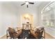 Modern home office with stylish decor and natural light at 343 Leslie Ln, Lake Mary, FL 32746
