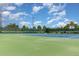 Well-maintained community tennis courts with lush green surroundings and clear blue sky at 3887 Atrium Dr # 3, Orlando, FL 32822