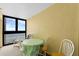 Balcony featuring dining table and ocean views at 4141 S Atlantic Ave # 707, New Smyrna Beach, FL 32169