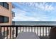 Balcony featuring seating with ocean views at 4141 S Atlantic Ave # 707, New Smyrna Beach, FL 32169