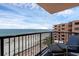 Balcony with an ocean view at 4141 S Atlantic Ave # 707, New Smyrna Beach, FL 32169