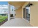 Back patio and landscape at 4650 Links Village Dr # B103, Ponce Inlet, FL 32127