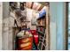 Basement storage room with shelving, tools, and ample space for organization at 6310 Lake Underhill Rd, Orlando, FL 32807