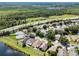 A birds-eye view of a neighborhood highlighting lush greenery and surrounding serene environment at 1252 Ballyshannon Pkwy, Orlando, FL 32828