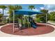 Community playground with shade and play equipment for children to enjoy active play at 1909 Majorca Dr, Kissimmee, FL 34747