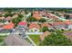 Aerial view of a neighborhood featuring a home with a fenced yard at 2422 Condado Ct, Kissimmee, FL 34743