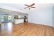 Bright and airy living room featuring sleek hardwood floors and neutral paint at 2809 Sanbina St, Winter Park, FL 32789