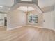 Dining room showcasing stylish light fixture, neutral walls and hardwood flooring at 2823 Ne 24Th Pl, Ocala, FL 34470