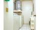 Bright laundry area with a washing machine, dryer, and water heater at 513 Hunter Cir # 513, Kissimmee, FL 34758