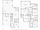 Detailed floor plan showcasing the layout of the first and second floors of the home at 528 Greely St, Orlando, FL 32804