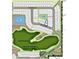 Community plot map showing property at lot 157 near pond, amenity pool, and cabana at 619 Wayland Dr, Haines City, FL 33844