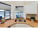 Close up of a kitchen sink, counter and cabinets at 700 Wyckliffe Pl, Winter Springs, FL 32708