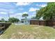 Backyard features a private pool, partially fenced yard, and lawn with grass at 945 Shawna Shrs, Haines City, FL 33844
