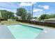 A fenced-in backyard features a private pool perfect for relaxation and recreation on a bright sunny day at 945 Shawna Shrs, Haines City, FL 33844
