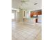 Spacious living area featuring tile floors, and open concept with kitchen at 109 Belgian Way, Sanford, FL 32773