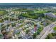 A beautiful aerial view captures the neighborhood with well-maintained properties, manicured lawns, and community at 1224 Blackwater Pond Dr, Orlando, FL 32828